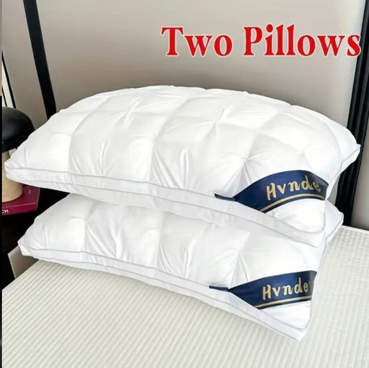 Luxury 5 Star Hotel Pillow - High Quality Deep Sleep 19 x 29 Inch Set - Comfort Neck Support Low Allergy Soft Texture Luxurious Hotel Pillow - For Side, Back, And Stomach Sleepers - All Season Sleep
